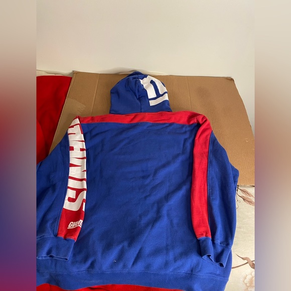 VINTAGE NFL FOOTBALL New York Giants Reebok Hoodie Mens 2XL - Picture 3 of 5